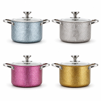 GA1 - Pots et casseroles 100% titane pur - Casserole en titane - Pot à soupe - Pot à vapeur en titane pour la cuisine