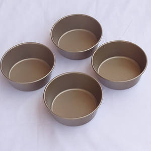 Moule à gâteau rond antiadhésif de 4 pouces <span class=keywords><strong>pour</strong></span> hamburger et <span class=keywords><strong>mousse</strong></span> au fromage, modèle épaissi en chiffon, 1 pièce WHJHBM-01 - Product Image 1