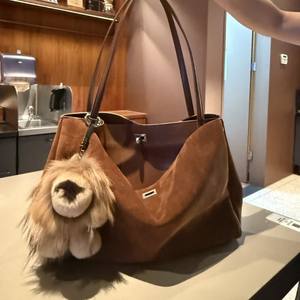 กระเป๋าถือสำหรับผู้หญิง กระเป๋าสะพายข้างหนังกลับสุดหรู พรีเมียม สไตล์เรโทร แฟชั่น ความจุเยอะ กระเป๋าสะพายไหล่ผู้หญิง - Product Image 2