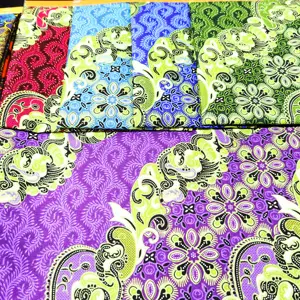 Tecido sarongue impresso da tailândia, tecido tradicional