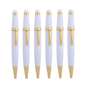 Professional Custom Stylus Fat Short Metal Ball <b>Pen</b> With Logo Metal Ballpoint 2 in 1 Soft Screen <b>Pens</b> - Product Image 2
