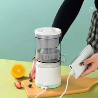 Extracteur de jus semi-automatique sans fil, grande taille, rechargeable par USB, en acier inoxydable, portable, 800 & 1500 mAh, compatible lave-vaisselle