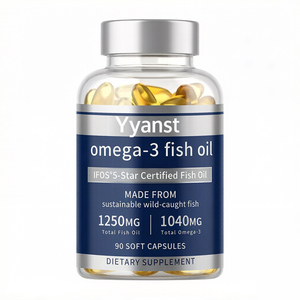 Usine OEM/ODM fournissant des compléments alimentaires pour adultes, capsules d'huile de poisson oméga-3, sans sucre ajouté, naturelles. - Product Image 1