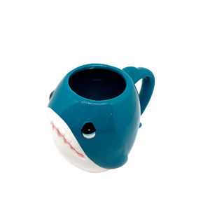 Tazas de Café de Cerámica de Porcelana con Dibujos Animados de Tiburones, Lindas, al por Mayor, de Alta Calidad, Aptas para Alimentos, Aptas para Microondas, MOQ <span class=keywords><strong>1000</strong></span> - Product Image 2