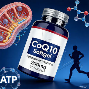 CoQ10 de Alta Absorción 200mg en Cápsulas Blandas, 120 Cápsulas para Energía Cardíaca, Función Celular, Soporte Antioxidante - Product Image 5