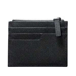Hediye kutusu ambalaj ile sıcak satış deri zip yuvarlak cüzdan özel vintage slim erkekler için gerçek deri çanta
