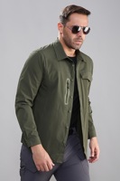 Chemise décontractée à manches longues pour homme, séchage rapide, extensible, formelle, pour la randonnée, l'escalade, la chasse, chemise tactique
