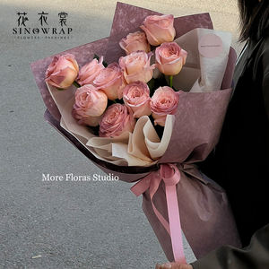 SINOWRAP, recién llegado, papel tisú de flores, papel de regalo de color sólido, ramo de flores, suministros de <span class=keywords><strong>floristería</strong></span>, papel Kraft, impresión Wighout - Product Image 5