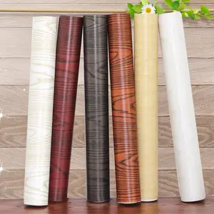 ORON Hot Selling Wood Design Wallpaper 3D Self Adhesive Contact Paper Peel And Stick Wood Grain Wall Paper For Furniture