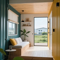 Maison conteneur détachable à faible coût de 20 pieds ou 40 pieds avec design moderne pour une installation rapide comme hôtel, appartement, magasin ou cuisine