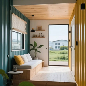 Casa Contenedor Desmontable de Bajo Costo de 20 pies/40 pies con Diseño Moderno para una Instalación Rápida como Hotel, Apartamento, Tienda o Cocina - Product Image 3