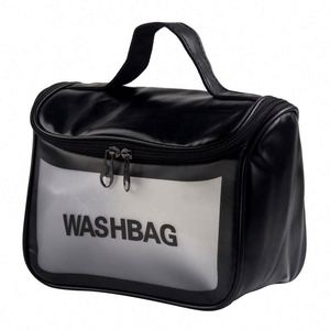 Bolsa de Maquillaje de Viaje Portátil de Gran Capacidad Personalizada, Bolsa de Aseo Transparente de PVC para Regalos Empresariales y Promocionales - Product Image 6