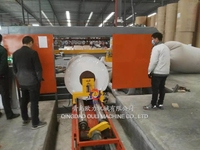 Scie circulaire industrielle, coupeur de rouleaux jumbo / coupeur de rouleaux de papier jumbo, machine de découpe
