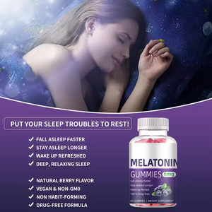 VitaHall OEM Etichetta Privata <span class=keywords><strong>Caramelle</strong></span> Gommose alla Melatonina Vegane per Migliorare il Sonno e il Supporto della Memoria per Adulti 60 Pezzi - Product Image 5