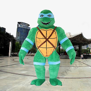 <span class=keywords><strong>Disfraz</strong></span> de Cosplay de Tortugas Ninja verdes de dibujos animados carnaval fiesta gigante espectáculo <span class=keywords><strong>disfraz</strong></span> mascota tortuga mascota adultos juguete de peluche - Product Image 2