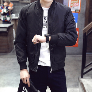 <strong>Men</strong> Bomber <strong>Jacket</strong> Thin <strong>Men</strong> <strong>Baseball</strong> <strong>Jackets</strong> Coat Solid Color Casual <strong>Jacket</strong> Overcoat <strong>for</strong> <strong>Men</strong> - Product Image 1