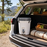 Seau isotherme WINNERS 7L avec robinet, pour camping et extérieur, haute étanchéité, garde au chaud et au froid, corps en PP