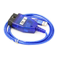 Chip Completo K+Dcan K+Can para Escáner de Diagnóstico OBD2 con Chip FTDI, Interfaz USB, DC12V para BMW