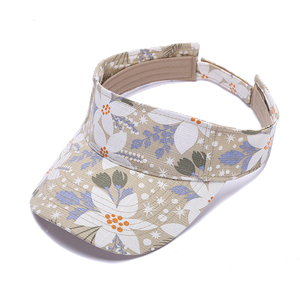 Visera deportiva con estampado de Top vacío para mujer, sombrero para el sol al aire libre, barato, venta al por mayor - Product Image 5
