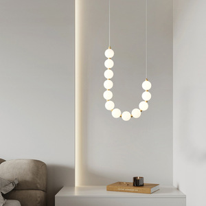 Luminaire suspendu moderne en <span class=keywords><strong>LED</strong></span> de luxe pour hall d'entrée, chambre à coucher, escalier, plafond haut, mariage, or, designers de luxe - Product Image 3