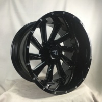 Jantes en alliage pour SUV 4x4 tout-terrain 20*12 ET -44 5*139.7 6*139.7 pour GMC Terrain Yukon Savana GMC 3500 SIERRA