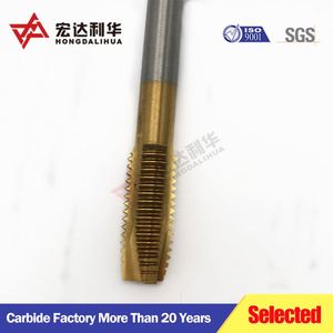 Machos de roscar de carburo de tungsteno sólido personalizables con recubrimiento AlTiN, 6 filos, para máquinas CNC, compatibles con OEM y ODM - Product Image 3