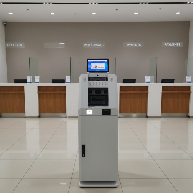 CDM-9000A Mixed Note Counting Cash Recycling ATM High-Speed Cash Deposit Machine for Commercial