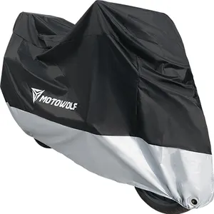 Motowolf Bescherming Cover Met Slot Gat Voor Motorfiets Waterdicht Stofdicht Cover Motorbike 190T Cover