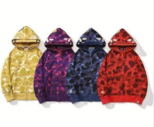 Sweat-shirt à double capuche pour homme Bappes 2026 de haute qualité avec fermeture éclair confortable et décontractée, design personnalisé Ape Hoodie 100% coton, best-seller - Product Image 1
