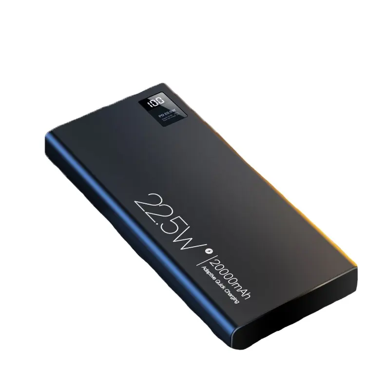 2023 New Hot Sale Multiple Colour Quick Charging 20000mAh Power Bank PD 22.5W Build in Cable Power Banks