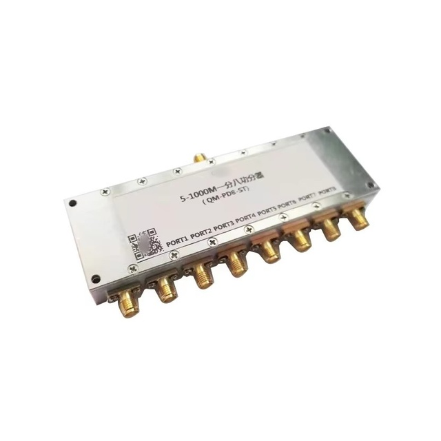 RF Power Splitter 1 to 8 Power Divider Combiner F/UHF VHF 433M 315M 868M 915M Miner Ham Radio Amplifier 5-1000Mhz Power Divider