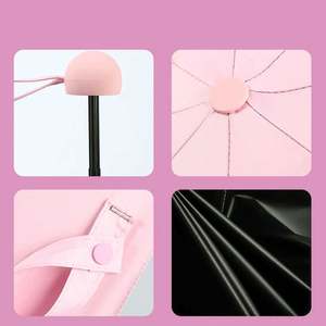 Paraguas Compacto de Lluvia para Mujer, Mini Paraguas de Bolsillo Plegable de 5 Secciones, Regalo Promocional, Impresión Personalizada, Paraguas Cápsula Económico - Product Image 4