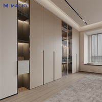 MACIO – Armoires Modulaires Contemporaines Personnalisées pour Chambre à Coucher, Système de Dressings avec Tiroirs et Penderie pour Villa