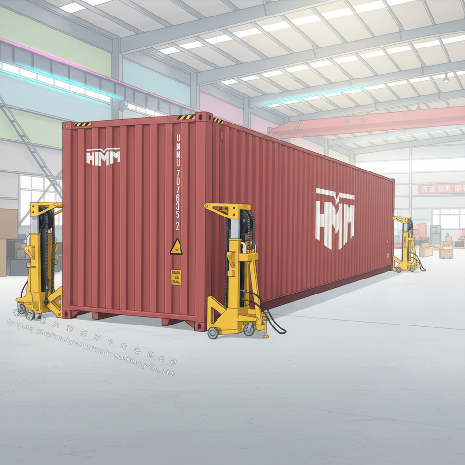 Container Lifting Jack, Replacing Container Loading and Unloading ...