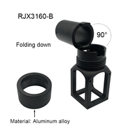 Connecteur de bras pliable pour drone UAV RJX 30 mm, joint de tube multicoptère, pièces de rechange en aluminium CNC pour cadre de drone UAV