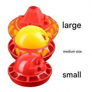 Bebedero de granja de pollos Pato Paloma Pájaro Fuente <span class=keywords><strong>Plasson</strong></span> Botella de agua para incubar Bebedero automático de pollo con rejilla - Product Image 3