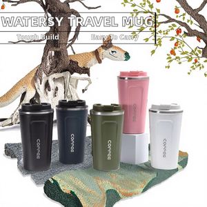 แก้วน้ำสแตนเลสสุญญากาศ Watersy ขนาด 380 มล. พร้อมฝาปิด สำหรับใช้ในสำนักงานและโรงเรียน - Product Image 2
