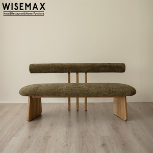 WISEMAX FURNITURE Maison nordique Salon <span class=keywords><strong>Entrée</strong></span> Bois Tabouret à langer Canapé Lit <span class=keywords><strong>Banc</strong></span> en tissu pour Hôtel Restaurant Villa - Product Image 3