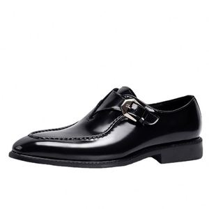 Nuevos Zapatos Oxford de Hombre con Cordones Estilo Inglés, de Piel Vacuna, Puntiagudos, Brillantes, Casuales, Antideslizantes, Transpirables e Impermeables para Otoño - Product Image 5
