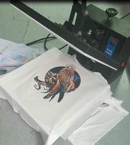 CMYK blanco impresora Digital + polvo temblando máquina + máquina de prensa de calor para la impresión de camisetas - Product Image 5