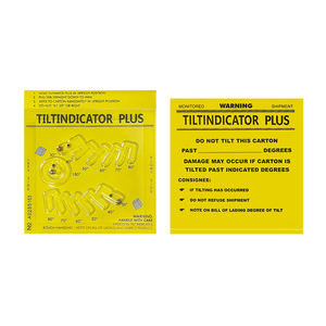 ป้ายแสดงสถานะการกระแทกป้ายเตือนแบบเอียงพร้อมป้ายแสดงสถานะแบบเอียงเพื่อความปลอดภัย - Product Image 2