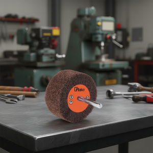 แผ่นขัดแบบ Flap Wheel ขนาด 80x50x6 มม. ก้าน 6 มม. สำหรับขัดโลหะ - Product Image 3