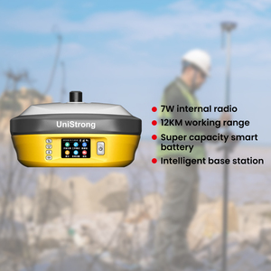 Super Unistrong G990II E-survey E800 GNSS RTK พร้อมวิทยุภายใน 7W สำหรับการสำรวจที่ดินด้วย GPS - Product Image 2