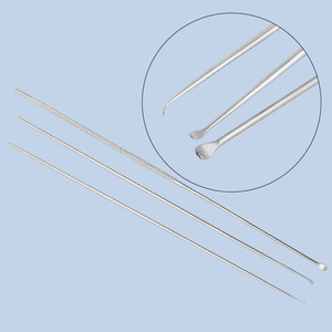 Kit d'outils de nettoyage d'oreilles en acier inoxydable YJIANMEI, différentes tailles, curettes auriculaires professionnelles en métal pour soins personnels - Product Image 2