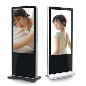 4K High Definition 1080P Indoor Floor Stand inch Digital Signage Screen Smart TV for Advertising Display