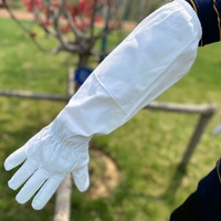 Nouveaux gants de protection en coton et peau de mouton blancs BG899A2M, tailles XL et XXL, anti-abeilles, pour l'élevage apicole