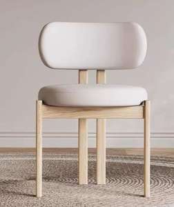 Silla de Comedor Moderna de Lujo, Muebles Elegantes de Madera Maciza de Fresno, Personalizados para Comedor, Venta al por Mayor de Fábrica - Product Image 2