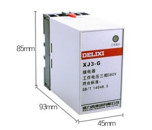 XJ3 Phasen bruch-und Phasen folge schutz relais (mit Basis) XJ3-G AC380V - Product Image 5