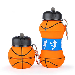 Bouteille d'eau pliable en silicone pour le sport, 550 ml, sans BPA - Product Image 1