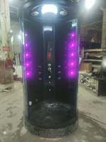 Luxe sexy hoekdouche cabine en badcombinatie met handige functies